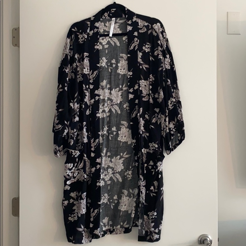 Spiritual gangster floral duster
